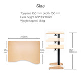Compact Height-Adjustable Desk|Synergy Desk balans lab
