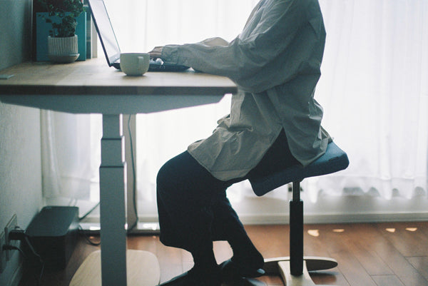 【美品】　balans lab　バランスラボ　balans Easy　ネイビー 最新モデル バランスイージー バランスラボ社 バランスチェア