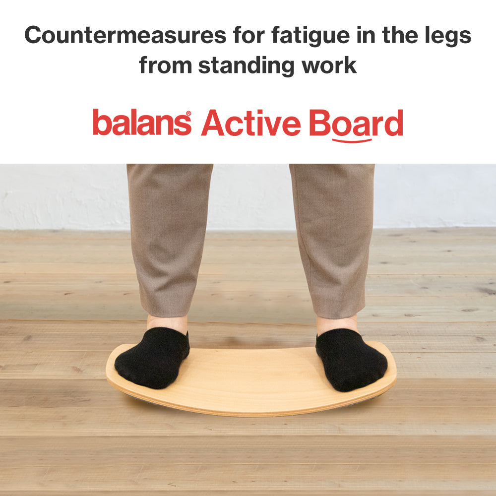 balans lab 木製balans active board 専用マット付き Board that makes it easy to stand|balans Active Board balans
