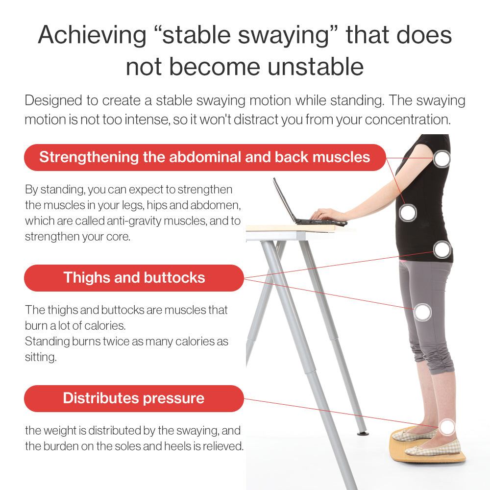 BALANS LAB バランスアクティブボード 幅46cm BALANS LAB バランスアクティブボード 幅46cm ラクに立てる