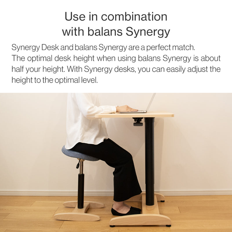 Compact Height-Adjustable Desk|Synergy Desk balans lab